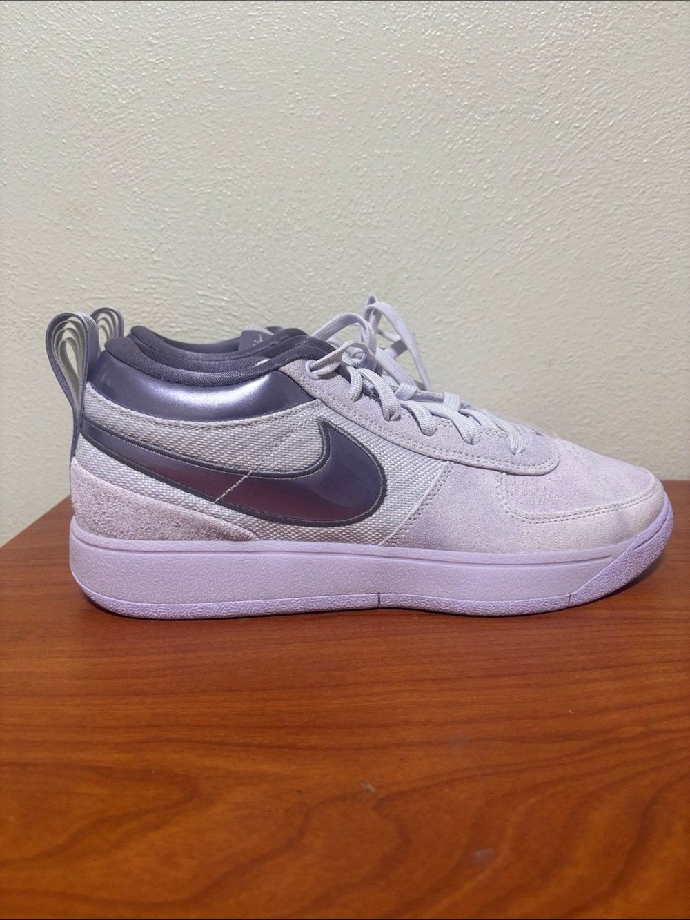 Nike Book 1 Lilac Bloom barely grape purple sun Bleached Sneakers.Size 9 New